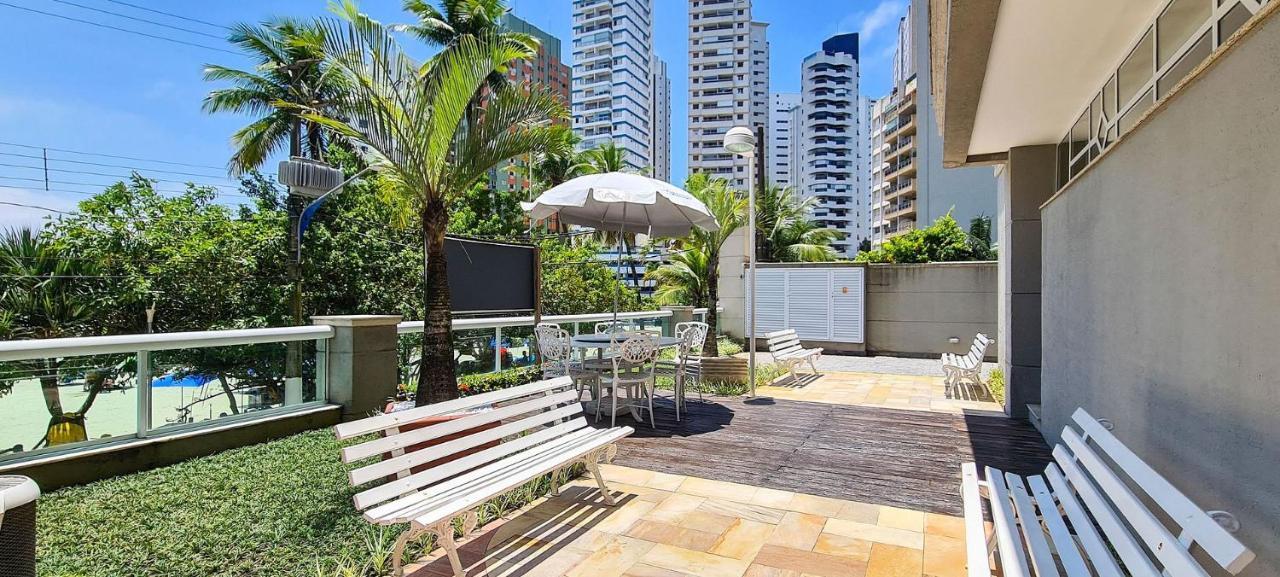 Apto Com Garagem E Lavanderia Em Frente A Praia Гуаружа Экстерьер фото